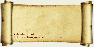 Snežana Bjelić vizit kartica